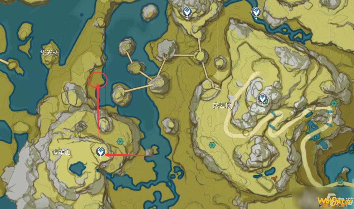幼岩龙蜥的位置在地图哪里