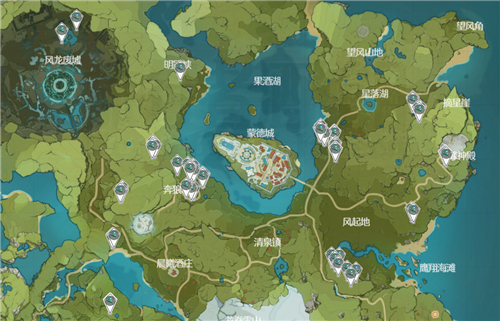 原神小灯草多长时间更新一次,小灯草地图坐标一览