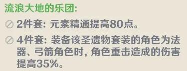 原神漂泊地面的合唱团给谁用,漂泊地面的合唱团人物角色强烈推荐