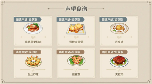 原神天枢肉菜谱如何拥有,天枢肉菜谱得到 方式