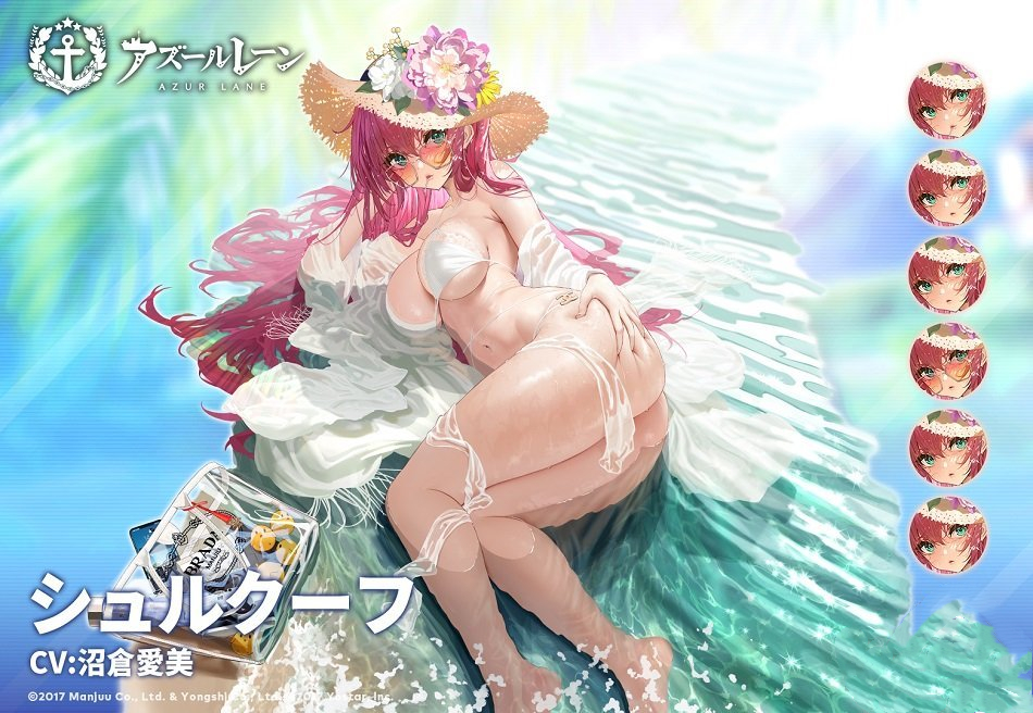 碧蓝航线絮库夫泳装图原画赏析（絮库夫未和睦原照肌肤）