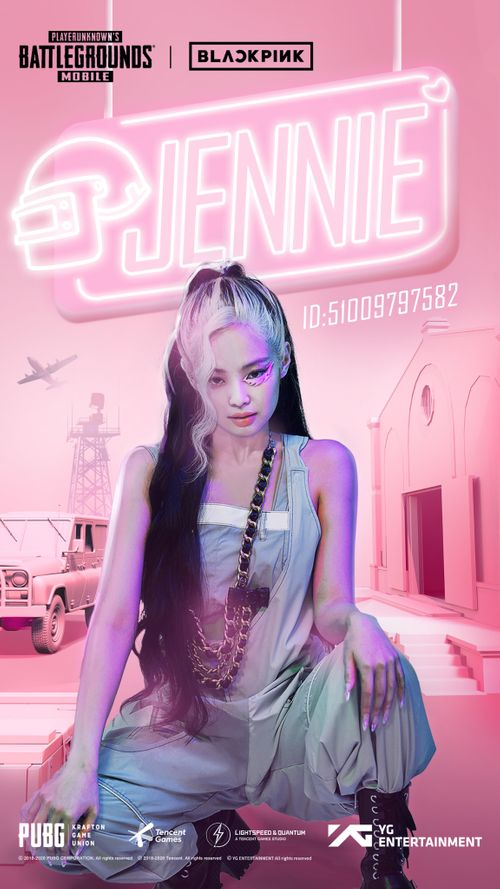 《PUBG MOBILE：绝地求生M》与韩国女子偶像团体BLACKPINK 展开合作公开角色ID