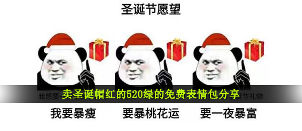 卖圣诞帽红的520绿的完全免费表情图,卖圣诞帽红的520绿的完全免费表情图超清原照