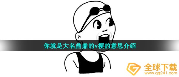 你就是赫赫有名的v是什么含意（你就是赫赫有名的v梗的意思详细介绍）