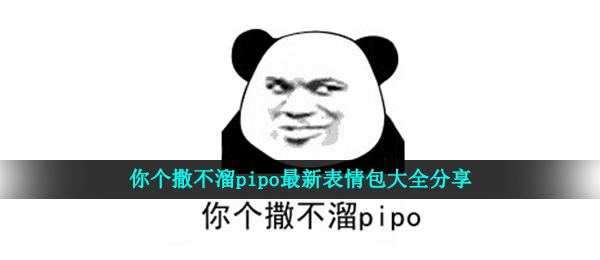 你个撒不溜pipo表情图（你个撒不溜pipo全新表情包大全共享）