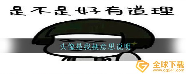 头像是我的样子，（头像是我的梗的意思）