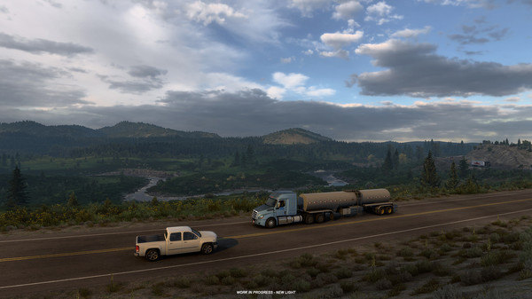 《美国卡车模拟》DLC“怀俄明州”开发版演示公告，斧牛加速器助力玩家快乐白嫖