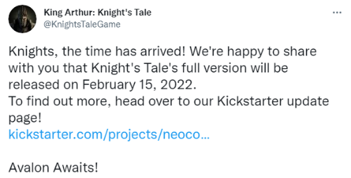 《亚瑟王：骑士传说》官宣正式版2022年2月15日发售，斧牛加速器提前预报
