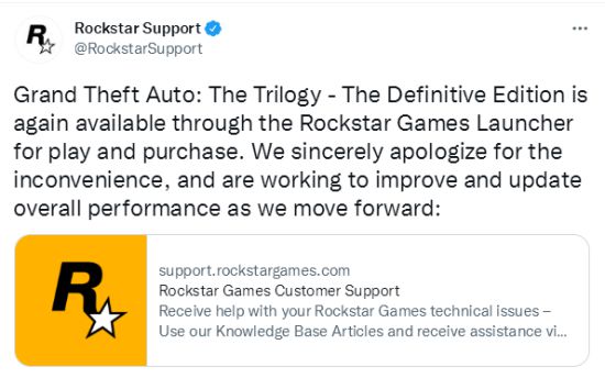 PC版《GTA：三部曲 最终版》上架R星平台，斧牛加速器助力畅玩