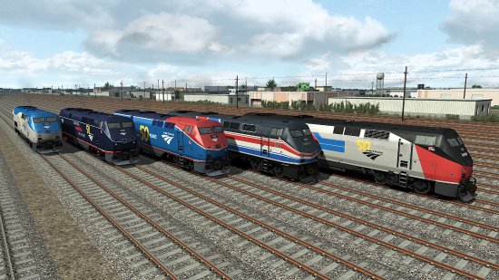 Steam喜加一: 《模拟列车2022》DLC《Amtrak P42DC》自由领，斧牛加速器稳定不卡