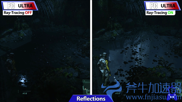 PC版《Returnal》光追对比视频 细雨朦胧，水面如镜(PC版《幽港迷城》怎么玩的)