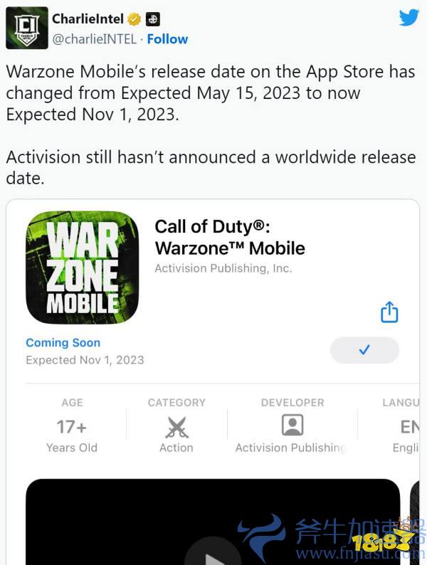 《使命召唤：战区手游》似乎延期了 但仍在今年发售
