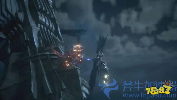 《最终幻想16》空中激战以及队伍燃爆屏，斧牛加速器限免加速活动持续中