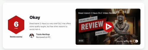 《死亡岛2》DLC  IGN6分：流程短且几乎没有新变化(死亡岛2dlc武器在哪)