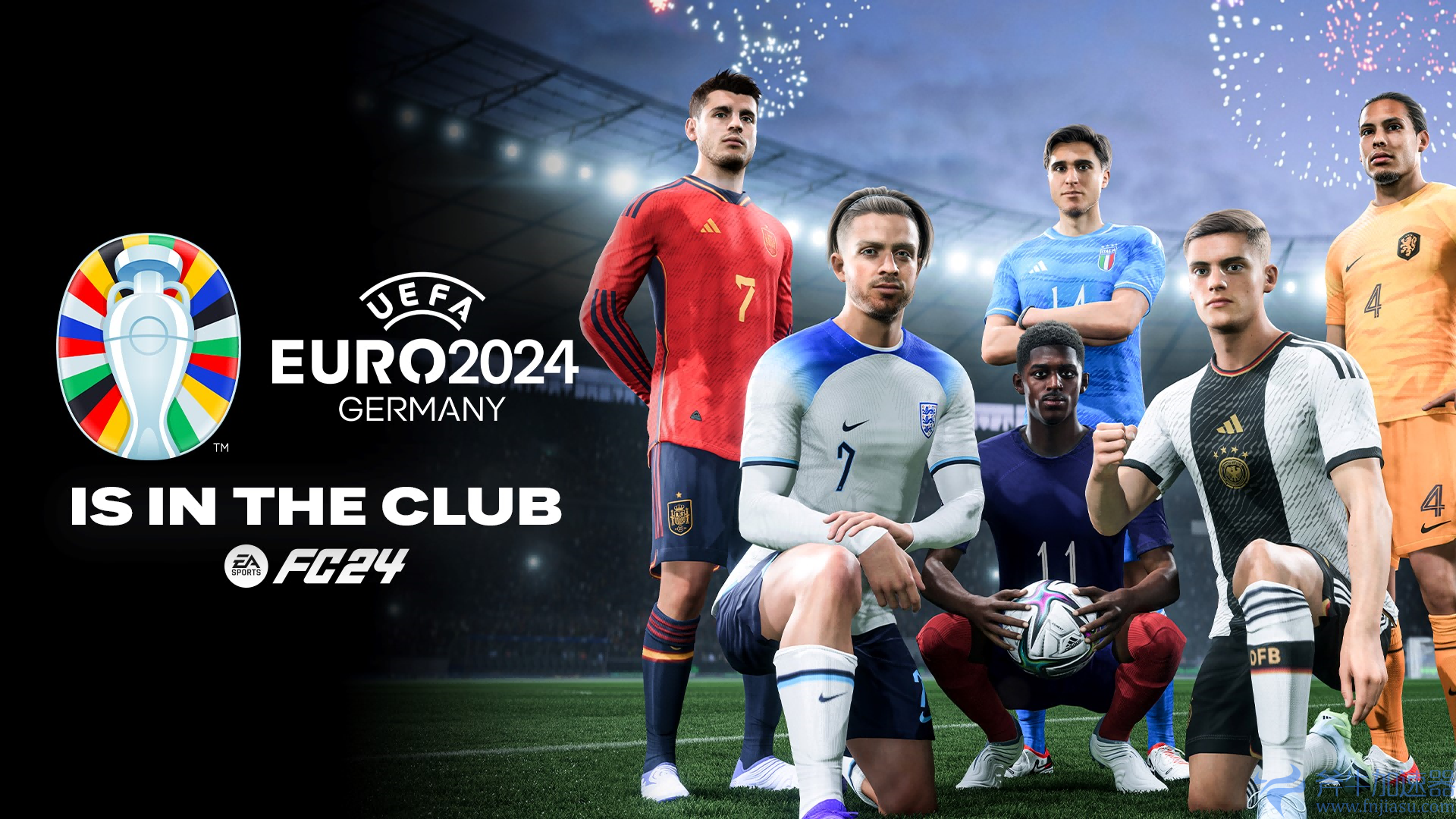 “UEFA EURO 2024?”将登上《EA SPORTS FC? 24》，斧牛加速器速览热门内容