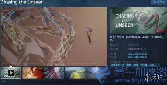 《Chasing the Unseen》2024年3月上线发售，斧牛加速器助你流畅游戏！