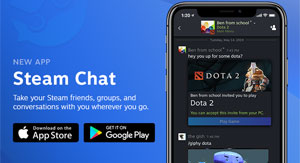 Steam Chat聊天软件正式推出，和好友谈天说地吧！